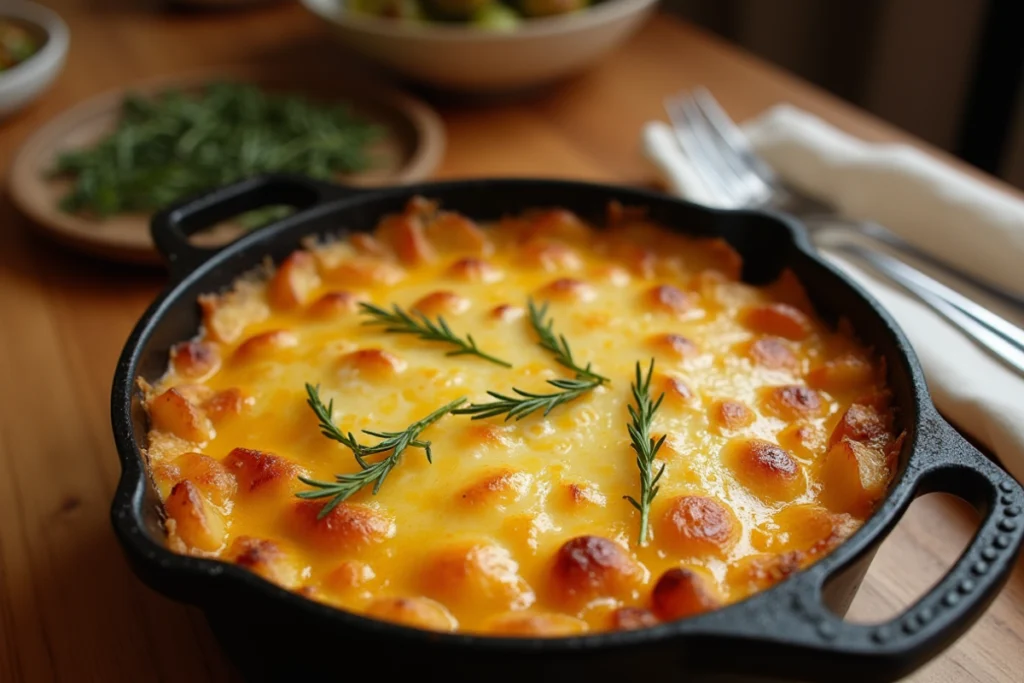 Kartoffelgratin im Dutch Oven