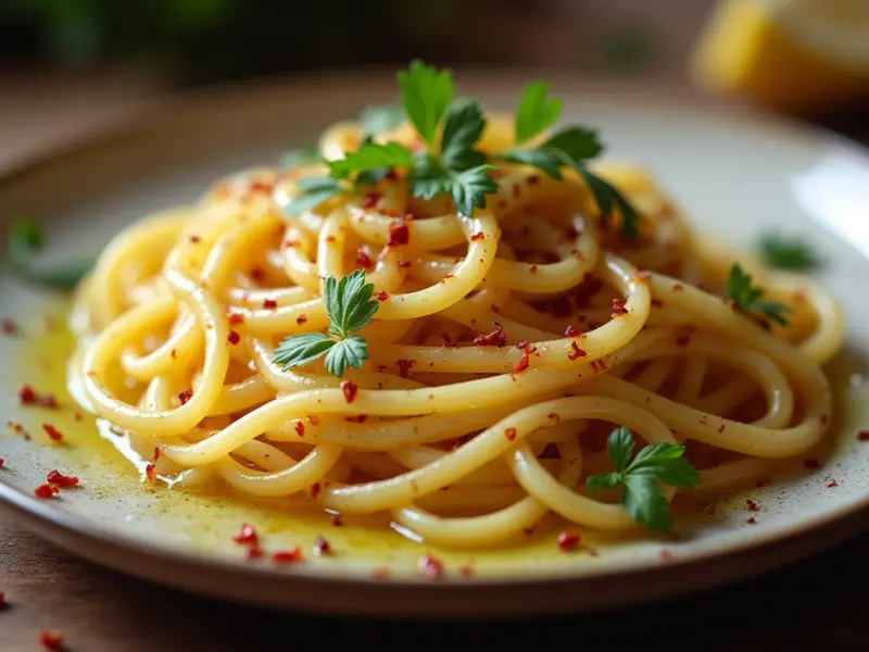 Schnelle Spaghetti Aglio e Olio – einfache Mittagessen Idee für die Familie